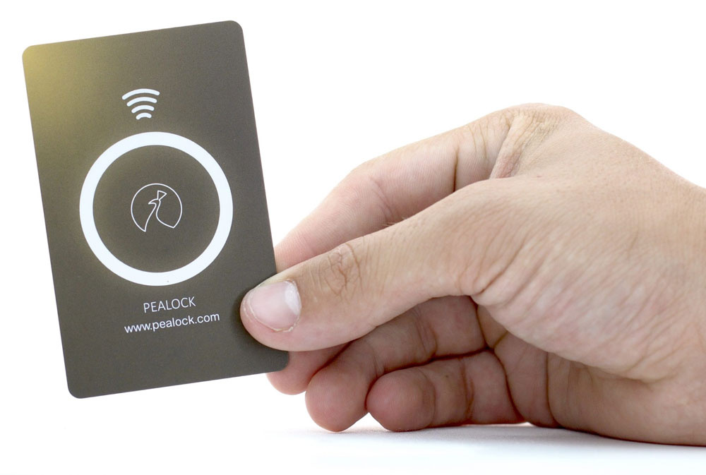 Pealock NFC kártya - fekete