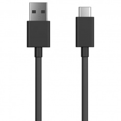 USB-C - USB-A 33 cm black töltőkábel