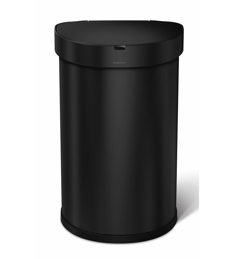 Simplehuman SEMI-ROUND 45L - black akciós termékkép 1