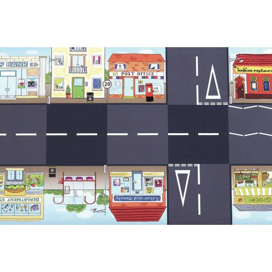 Bee-Bot / Blue-Bot pálya - utca - okos játék